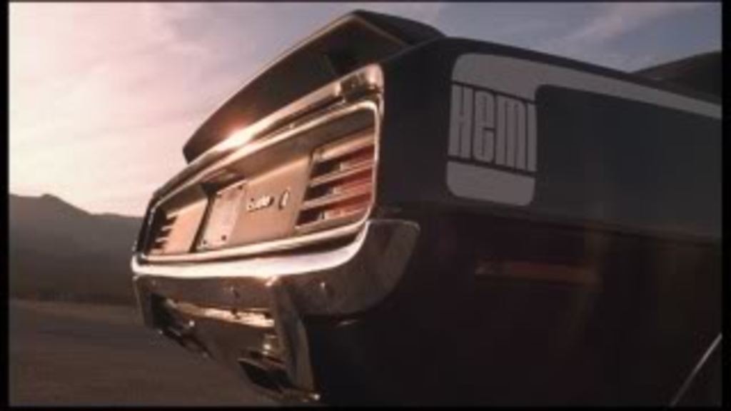Rear quarter panel detail — Phantasm Cuda on location