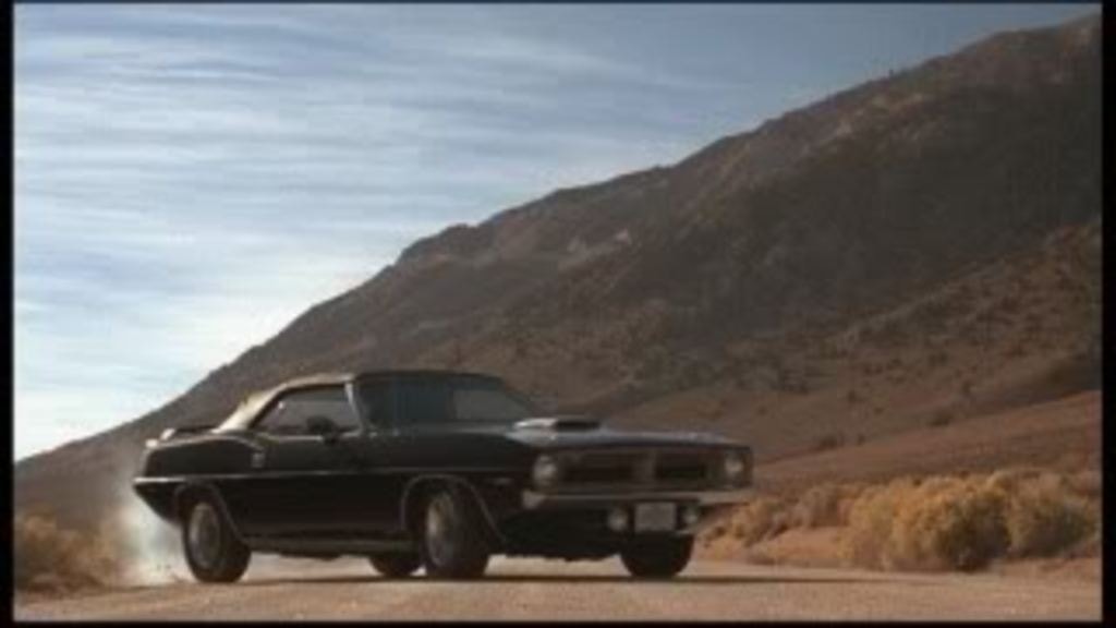 Phantasm Cuda on location — production crew, desert mountain backdrop